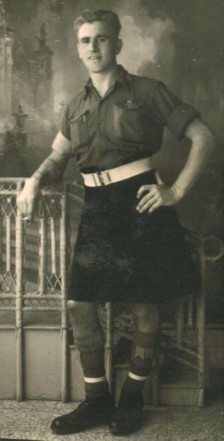 Young soldier from the band
