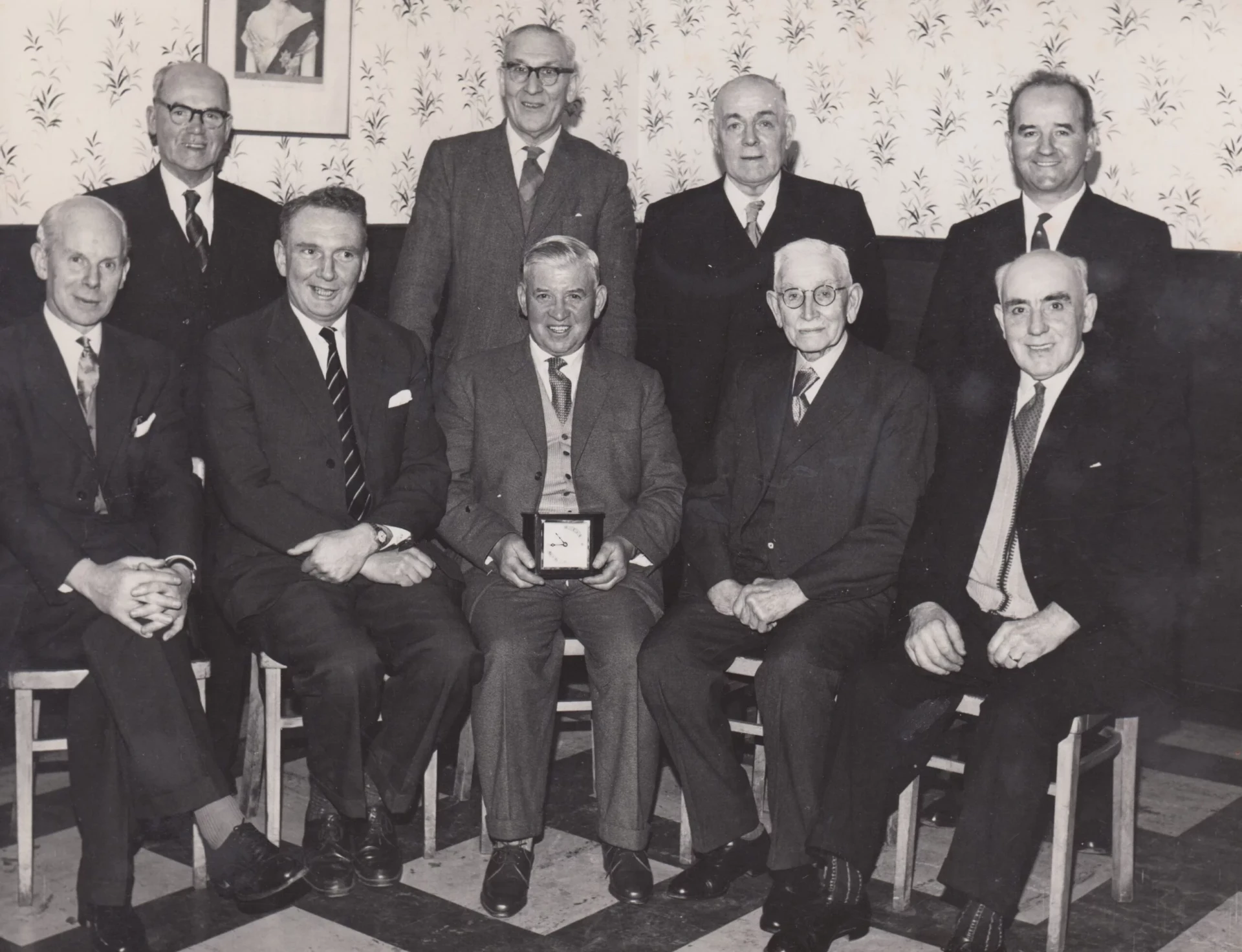 Group of colleagues at a celebration