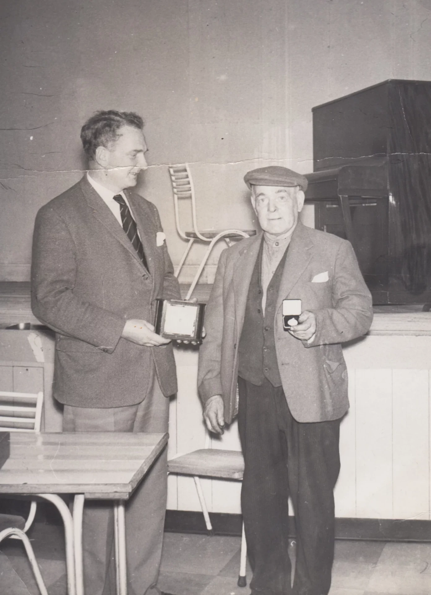 Recognition ceremony with award presentation